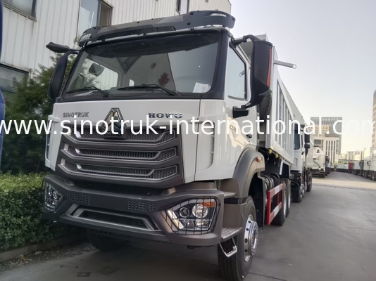 2여객 Sinotruk Hohan Tipper Dump Truck 웨이차이 엔진 6 × 4 LHD 380HP 수동 변속기와 함께
