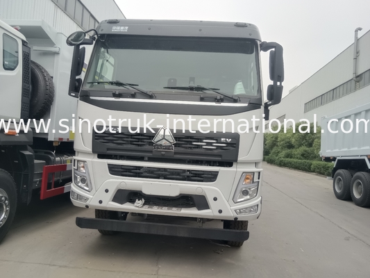 시노트룩 HOWO 380HP 탭 덤프 트럭 12 바퀴 LHD 31 톤 20-30CBM V7-X 캐빈
