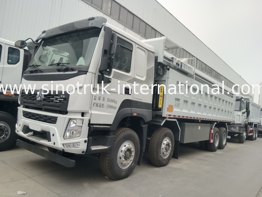 시노트룩 HOWO 380HP 탭 덤프 트럭 12 바퀴 LHD 31 톤 20-30CBM V7-X 캐빈