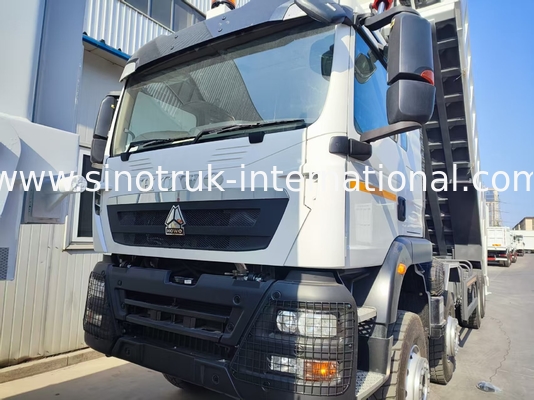 26.91CBM 강력한 HOWO TX 8x4 티퍼 덤프 트럭 12.00R20 바퀴