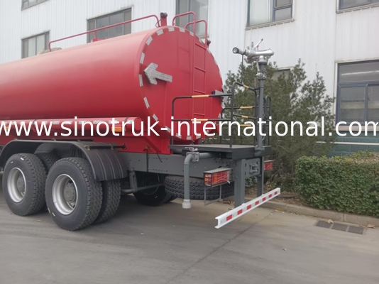 HOWO SINOTRUK 물 탱크 트럭 380HP 고압 플러시 기능 6 × 4