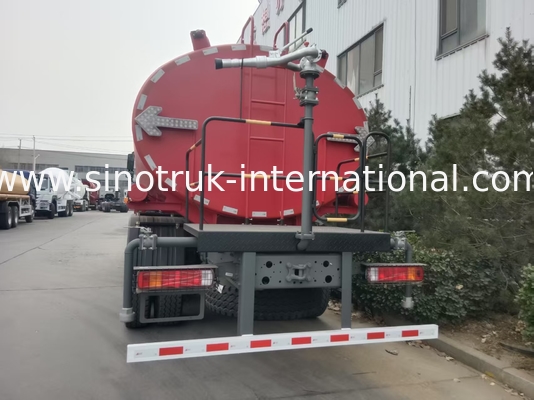 HOWO SINOTRUK 물 탱크 트럭 380HP 고압 플러시 기능 6 × 4