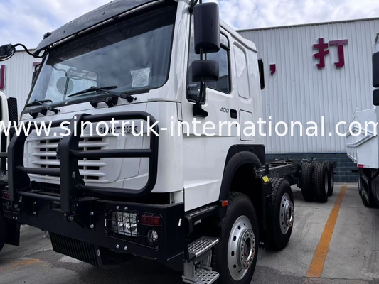 시노트럭 HOWO 8X4 화물 트럭 400hp 12 바퀴 귀신 얼굴 카비