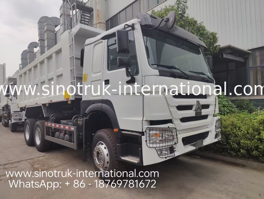 HOWO 371HP 6×4 좌측 운전 중층 덤프 트럭