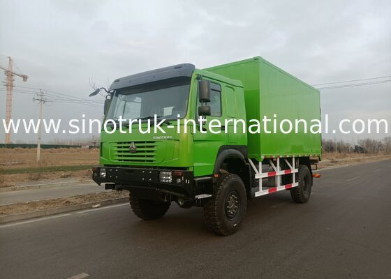 4X4 LHD Cargo Truck with 5000*2300*2300 mm Cargo Tank and 16T Rear Axle for Heavy Duty Transport
