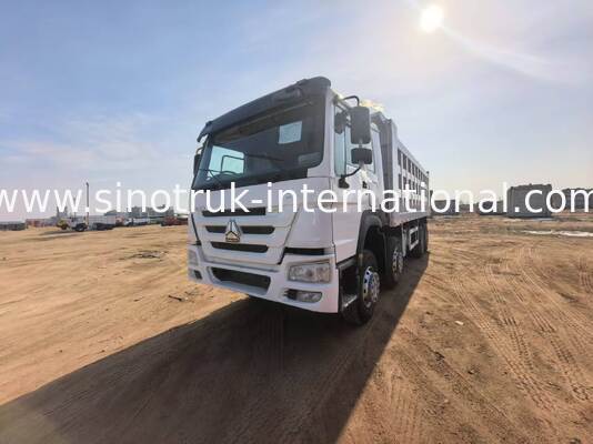 티퍼 덤프 트럭 중량 이동기 40-50 톤의 화물 용량, 375 마력 디젤 엔진, 7300mm 화물 상자 길이