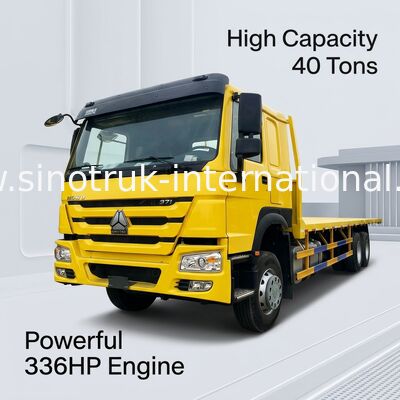 ZZ1257N4641W 336HP SINOTRUK 플랫 베드 화물 트럭