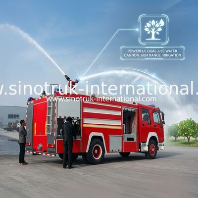 10CBM 4X2 290HP 불 싸움 트럭, 정원사 노릇을 하기를 위한 농업 소방차 트럭