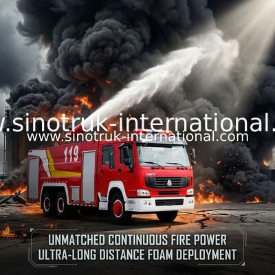 SINOTRUK HOWO 불 싸움 트럭 20CBM 10 바퀴, 구조 소방차