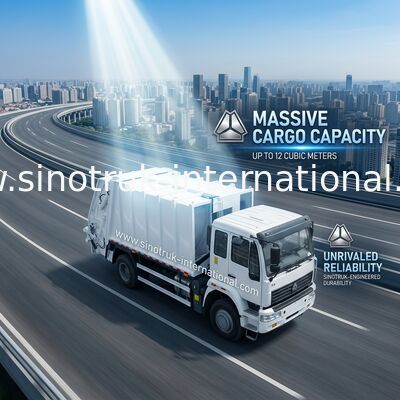 10CBM는 쓰레기 수거 트럭, LHD 4X2 패물 수집 차량을 압축했습니다