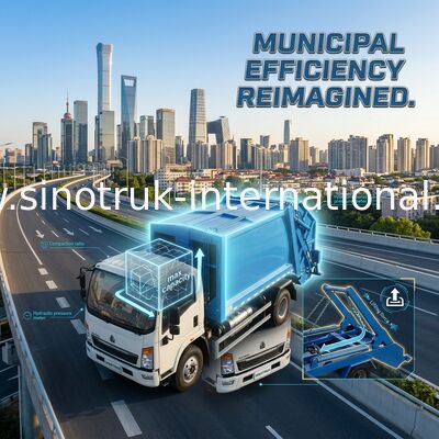 팔 쓰레기 수거 트럭 SINOTRUK HOWO 6-10CBM 4X2 ZZ1127G4215C1를 진동하십시오