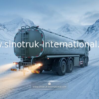 안정되어 있는 연료 유조 트럭 SINOTRUK HOWO 기름 수송 8X4 RHD를 위한 30 - 40 톤