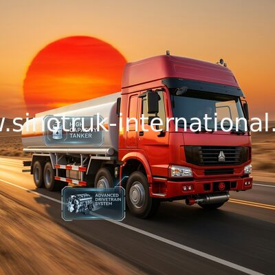 기름 수송 8X4 RHD Euro2 336HP를 위한 SINOTRUK HOWO 석유 탱크 트럭 30CBM