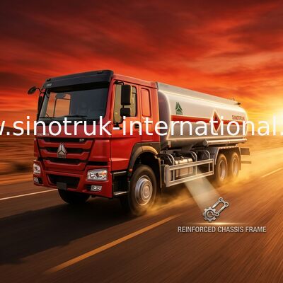 기름 수송 4X2 LHD Euro3 190HP를 위한 SINOTRUK 석유 탱크 트럭 8-12CBM