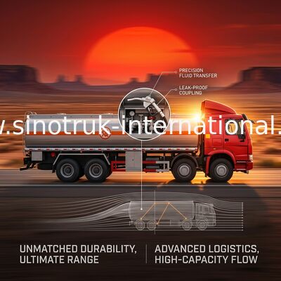 고성능 25-30 CBM 가스 탱크 트럭 8X4 RHD Euro2 336HP