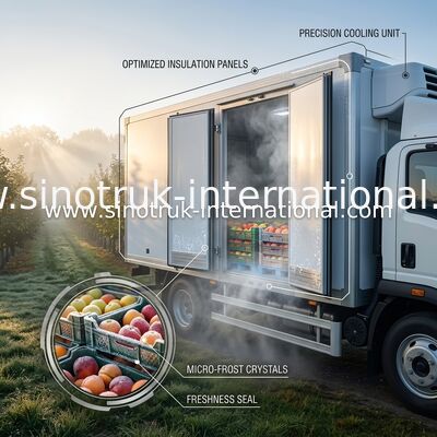 SINOTRUK는 냉장고 트럭을 위한 냉장한 트럭 CKD 패널 -18℃를 격리했습니다