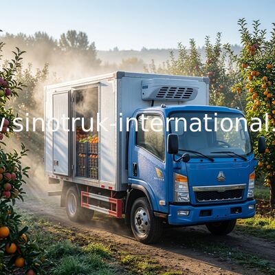 고열 안정성 20CBM는 밴 Truck For 냉동 식품을 냉장했습니다