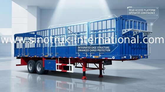 반 Dropside 트럭 트레일러 상업적인 트럭과 트레일러 3X16 톤