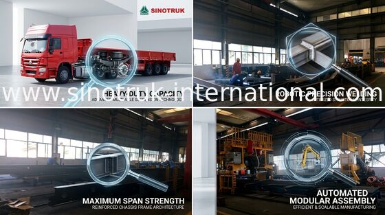 반 측벽 트레일러 덤프 트럭 30-60Tons 13-16m SINOTRUK 국제 경기