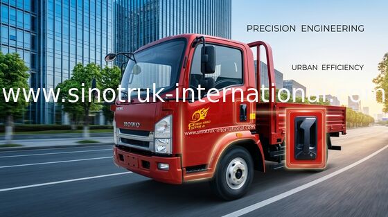 빨간불 의무는 4.5 톤 SINOTRUK HOWO를 490Xichai 엔진을 가진 나릅니다