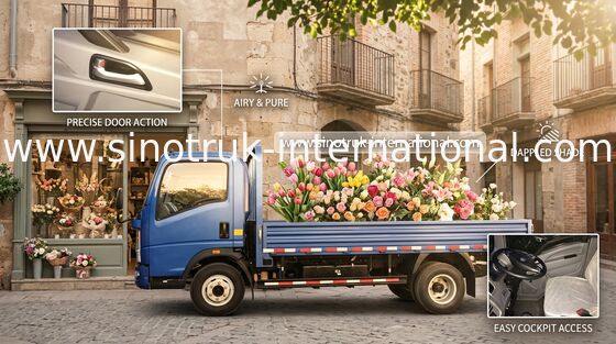 상자 4 톤은 HOWO SINOTRUK 빛 의무 ZZ1047C3414C1R45를 나릅니다