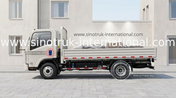 LHD 가벼운 의무 트럭 SINOTRUK HOWO 근수 ZZ1047D3815C145를 위한 5 톤