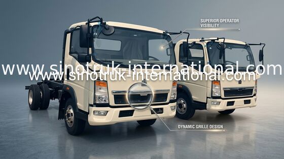 백색 색깔 116HP 엔진 4×2 드라이브 12 톤 HOWO 빛 의무 광고 방송 트럭