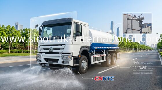HOWO 6*4 드라이브 400HP 18m3 대형 엔지니어링 물 스프링커 트럭 (물 트럭 / 물 스프링커, 도로 먼지 억제 및 관개에 적합)