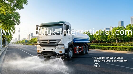 유조 트럭 SINOTRUK 25CBM ZZ1251M4441W를 뿌리는 기술설계 물을 정원사 노릇을 하십시오