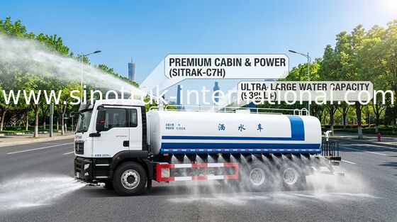 SINOTRUK SITRAK 물운반차 6x4 LHD 15-20CBM 용사 범위 넓입니다