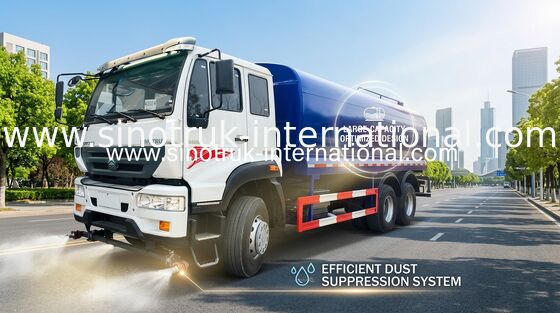 기술설계 물분사 트럭 SINOTRUK 16CBM ZZ1251M4441W를 정원사 노릇을 하십시오