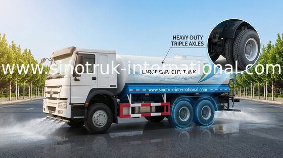 SINOTRUK HOWO 물운반차 6x4 LHD 15-20CBM 용사 범위 넓입니다
