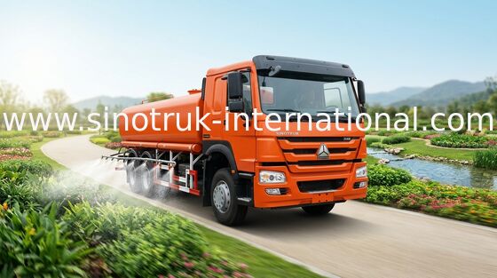 녹색 물 나르는 물 탱크 트럭 식용수 트럭 95km/h
