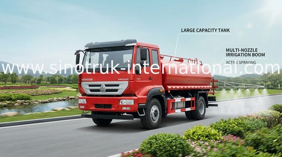 도로 내뿜는 물 탱크 트럭 SINOTRUK 10CBM의 트럭을 운반하는 물