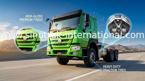 Dropside 화물 트럭 포좌 SINOTRUK HOWO ZZ1257N4341W 녹색 화물 자동차 차량