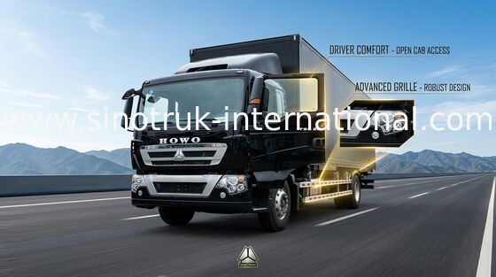 semi-trailer 뱃짐 밴 Truck SINOTRUK HOWO 4X2 16-20 톤 LHD 290HP