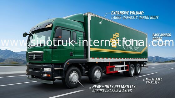 SINOTRUK HOWO Cargo 밴 Truck 30 - 40 유로 톤 6x2 근수 기업을 위한 2 336HP