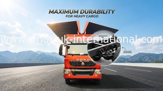 8X4 LHD Wing 밴 Cargo Truck 화물 큰 적재 능력 상업용 차량