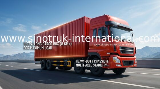 트럭 25 톤 화물 6X2 밴 Truck Euro2 290HP의 큰 상업적인 상자 트럭