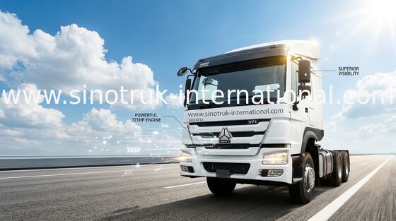 371HP SINOTRUK HOWO 6x4 RHD 트랙터 트럭 ZZ4257S3241W