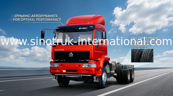 조밀한 구조 트랙터-트레일러 트럭 6X4 Euro2 290HP ZZ4251M3241W