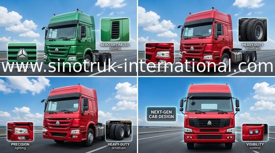 SINOTRUK HOWO 트랙터 트럭 LHD 6X4 Euro2 371HP ZZ4257S3241V