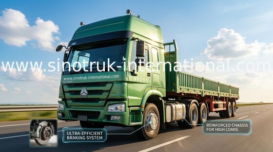 트랙터 트럭 SINOTRUK HOWO RHD 6X4 Euro2 420HP ZZ4257V3241W