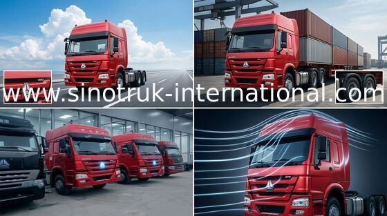 트랙터 트럭 SINOTRUK HOWO LHD 6X4 Euro2 420HP ZZ4257V3241W