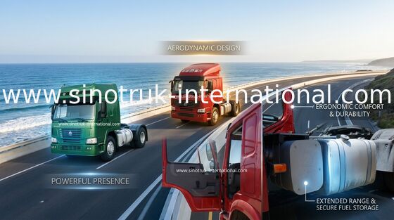 트랙터 트럭 SINOTRUK HOWO RHD 4X2 Euro2 336HP ZZ4187N3511W