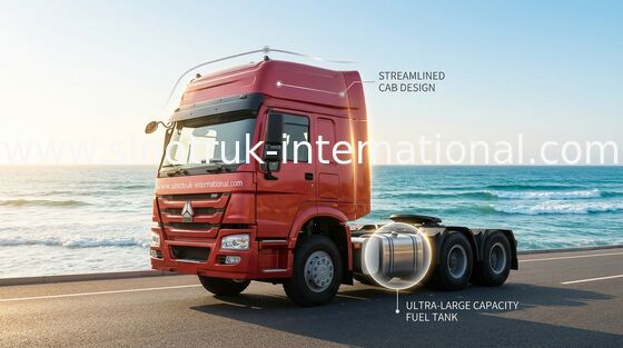 트랙터 트럭 SINOTRUK HOWO LHD 4X2 Euro2 371HP ZZ4187S3511W
