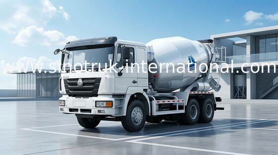 반 자동차 시멘트 섞는 장비 구체 믹서 트럭 10CBM 290HP