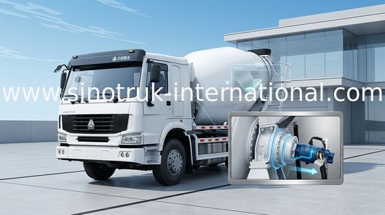 SINOTRUK HOWO 구체 믹서 트럭 12CBM 371HP 6X4 RHD ZZ5257GJBN4048W