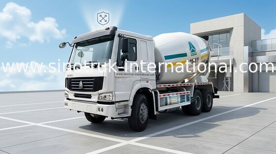 이동할 수 있는 구체 믹서 트럭, 9CBM 290HP 6X4 LHD는 혼합 콘크리트 트레일러를 준비합니다