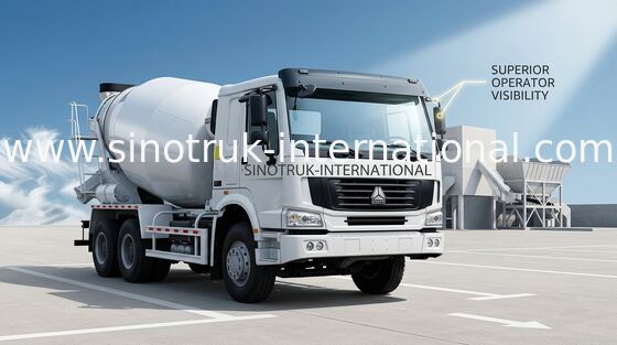 구체 믹서 트럭 SINOTRUK HOWO 12CBM 336HP 6X4 LHD ZZ1257N4048W